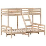 Bunk Bed without Mattress 80x200/120x200 cm Solid Wood 3207161
