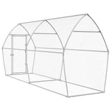 Chicken Cage Silver 400x105x182 cm Galvanised Steel 172556