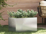 Garden Planter Galvanised Steel 50 x 32 x 40 cm 876355