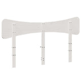 Headboard White 160 cm Solid Wood Pine 844770