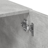 Storage Cabinet Concrete Grey 70x42.5x225 cm Engineered Wood 3281325