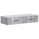 Wall-Mounted Side Table Grey Sonoma 87.5 x 34.5 x 17 cm 898671
