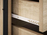 Bedside Cabinet Sonoma Oak 48 x 36.5 x 60 cm Engineered Wood 8013532