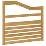 Armrests Module 2 pcs White 79 x 4 x 73 cm Solid Acacia Wood 901596