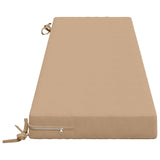2-Piece Bench Cushions SOEST 2 pcs 100% Polyester Sand 949843