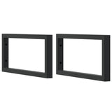 Basin Shelf Wall Mounted Steel and Solid Wood Beech 3302425