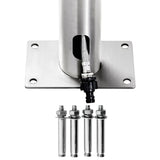 Garden Shower 225 cm Stainless Steel 315941