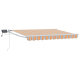 Manual Retractable Awning with LEDs 3.5 x 2 m 3419218