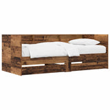 Bed Frame with Storage Old Wood 80 x 200 cm Engineered Wood 3429640
