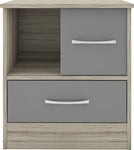 ZNTS Nevada Sliding Door Bedside 100-103-082