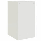 Bedside Cabinet White 34.5x39x62 cm Steel 841785