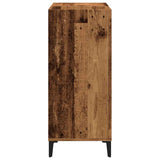 Record Cabinet Old Wood 84.5x38x89 cm Engineered Wood 857173
