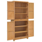 Storage Furniture Set with Shelf 2 pcs Natural 80 x35 x 185 cm 3328621