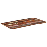ZNTS Rectangular Table Top 60x120 cm 25-27 mm Solid Reclaimed Wood 286057