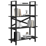 Bookshelf Black Oak 100 x 33.5 x 140 cm Engineered Wood 883940