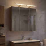 Bathroom Mirror Cabinet Artisan Oak 70 x 14.5 x 70 cm 889102