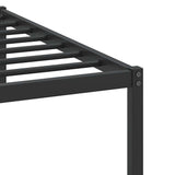 Bed Frame without Mattress Smoked Oak 107x203 cm Engineered Wood 4106739
