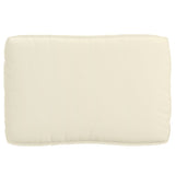 Cushion Cream 120 x 80 x 12 cm Oxford Fabric 42001570