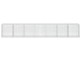 Gabion with 3.5 mm Wire and 5x10 cm Mesh 700x100x150 cm 3462944