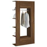 Hallway Cabinets 2 pcs Brown Oak Engineered Wood 3114181