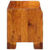 Shoe Cabinet Multicolour 90 x 35 x 40 cm Solid Acacia Wood 4016514