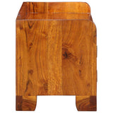 Shoe Cabinet Multicolour 90 x 35 x 40 cm Solid Acacia Wood 4016514