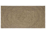 Area Rugs Natural and Black 200 x 290 cm Jute 42010630