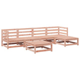 6 Piece Garden Sofa Set Solid Wood Douglas Fir 3299399