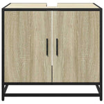 ZNTS Bathroom Sink Cabinet Sonoma Oak 65x33x60 cm Engineered Wood 849265