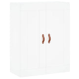 Highboard White 69.5x34x180 cm Engineered Wood 3199593