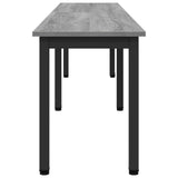Bench Grey Sonoma 200 x 35 x 45 cm Engineered Wood 892611