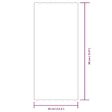 ZNTS Roof Panels 12 pcs Powder-coated Steel Silver 80x36 cm 319137