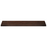 Window Sills 2 pcs Dark Brown 140 x 40 x 2 cm Solid Beech Wood 42048325