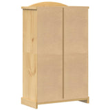 Wardrobe "Corona" 101x52x170 cm Solid Wood Pine 4005662