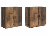 Cabinet Set 2 pcs Old Wood Engineered Wood 3416788