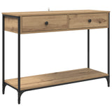 Console Table Artisan Oak 100 x 34.5 x 75 cm Engineered Wood 882242