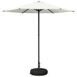 Garden Parasol with Base 230 x 230 cm Polyester Rectangular 42036213
