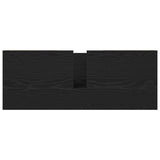 Basin Cabinet with Drawers Black Oak 90x34.5x60 cm 861887