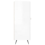 Sideboard High Gloss White 69.5x34x90 cm Engineered Wood 830230