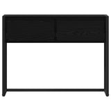 End Table Black Oak 100 x 36 x 75 cm Engineered Wood 886696