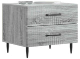 Bedside Cabinet Grey Sonoma 43 x 34.5 x 47.5 cm Engineered Wood 894767