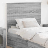 Headboard with Headboard Grey Sonoma 90 cm Engineered wood 887809