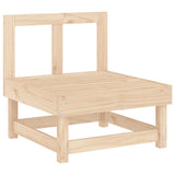 Garden Middle Sofas 2 pcs Solid Wood Pine 825401