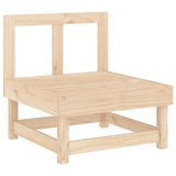 ZNTS 7 Piece Garden Lounge Set Solid Wood Pine 3186354