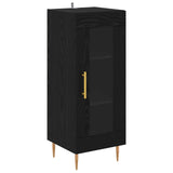Sideboard Black oak 34 x 34.5 x 90 cm Engineered wood 881590