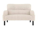 GOMYWAY corduroy fabric, comfortable monochrome single person wide seat chair, suitable for living W2678P422244