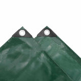Tarpaulin 650 g/m 4x7 m Green 43826