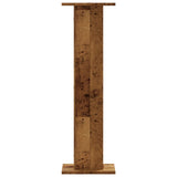 Plant Stands 2 pcs Old Wood 30x30x95 cm Engineered Wood 3307880