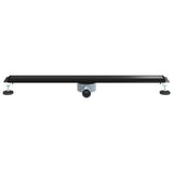 Shower Drain 2-in-1 with 360&deg Siphon Black 90 cm 42015971