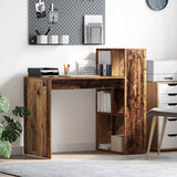 Desk with Shelf Old Wood 108 x 55 x 103.5 cm Engineered Wood 869464